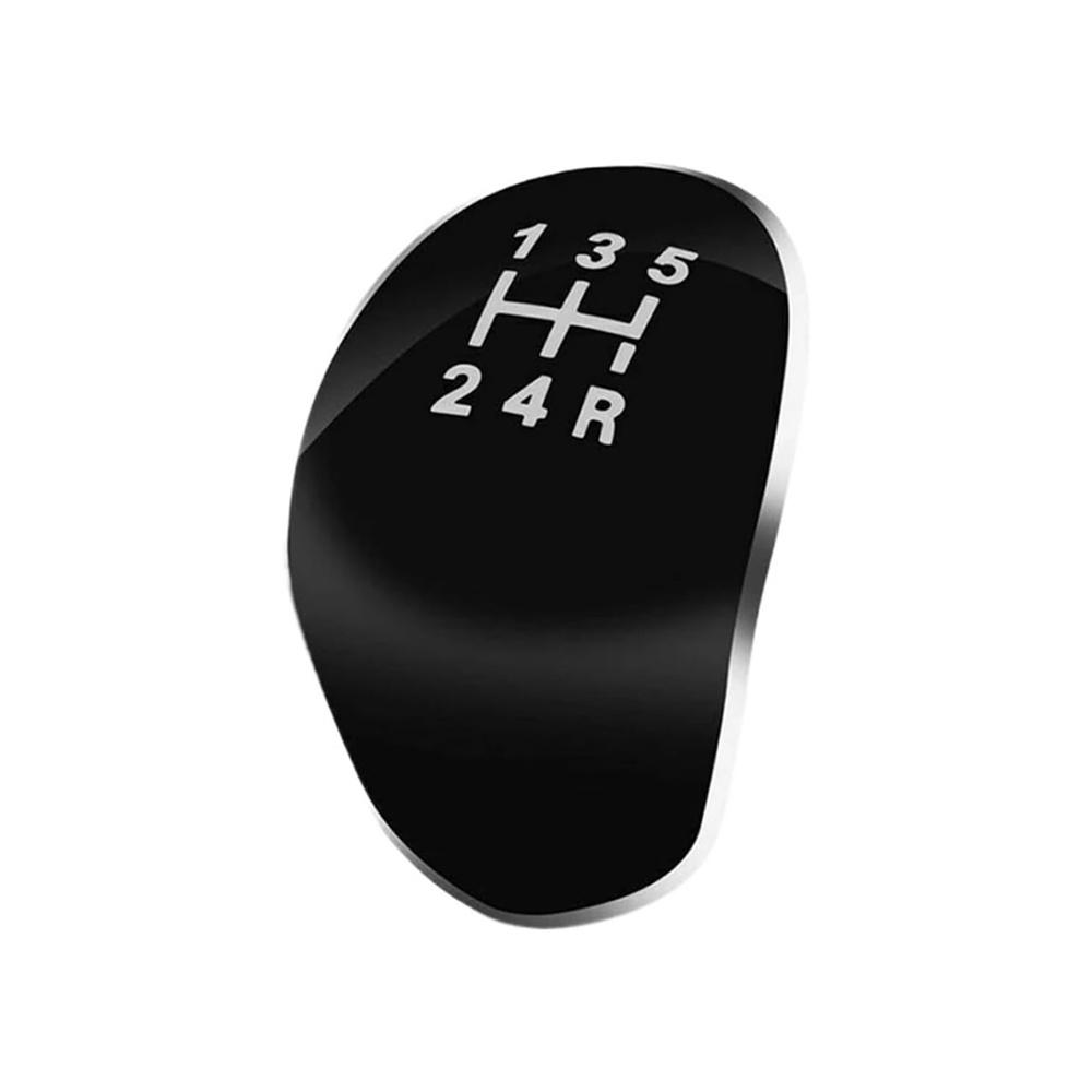 5 Speed Gear Stick Shift Knob Cap Cover Insert Black For Ford Focus Fiesta