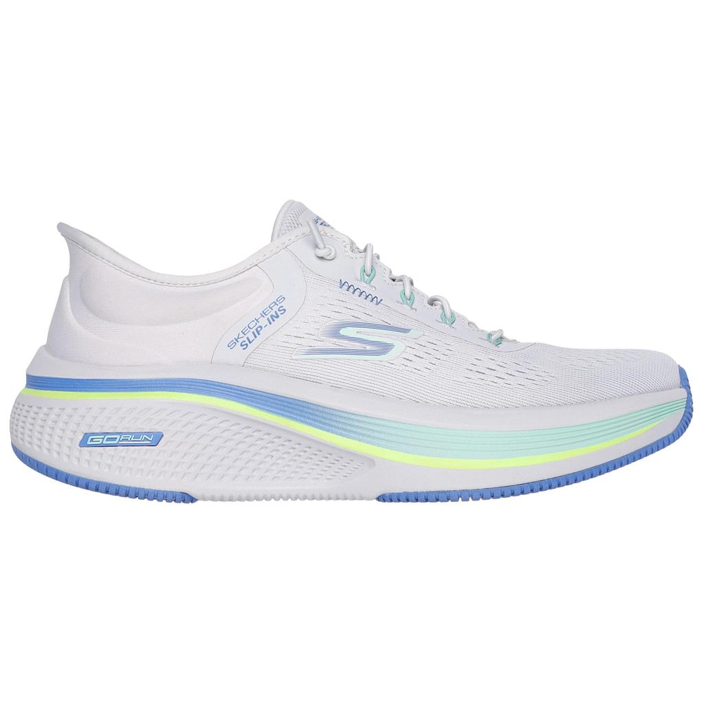 Skechers Go Run Elevate 2.0 Banyan Модные Универсальные Дышащие Низкие Беговые Кроссовки Женская кроссовка Серо-синий 129006-GYBL