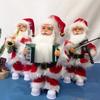 Electric Sant Claus Toy With Violin, 12Inch Singing And Dancing Musical Christmas Doll, Xmas Gift