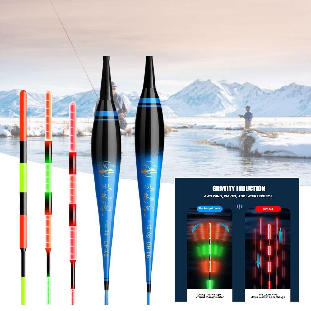 2 Подсветка Поплавок Длинный Хвост Боббер Буй Новый Поплавки для Рок-Рыбалки Рыбалка