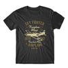 Sky Fighter Fearless Pilot Tshirt  Airplane Tshirt 100% Cotton Premium Tee New