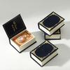 Flip Lid Engagement Ring Case Velvet Jewelry Packaging Small Book Shape Ring Box  Gift Box