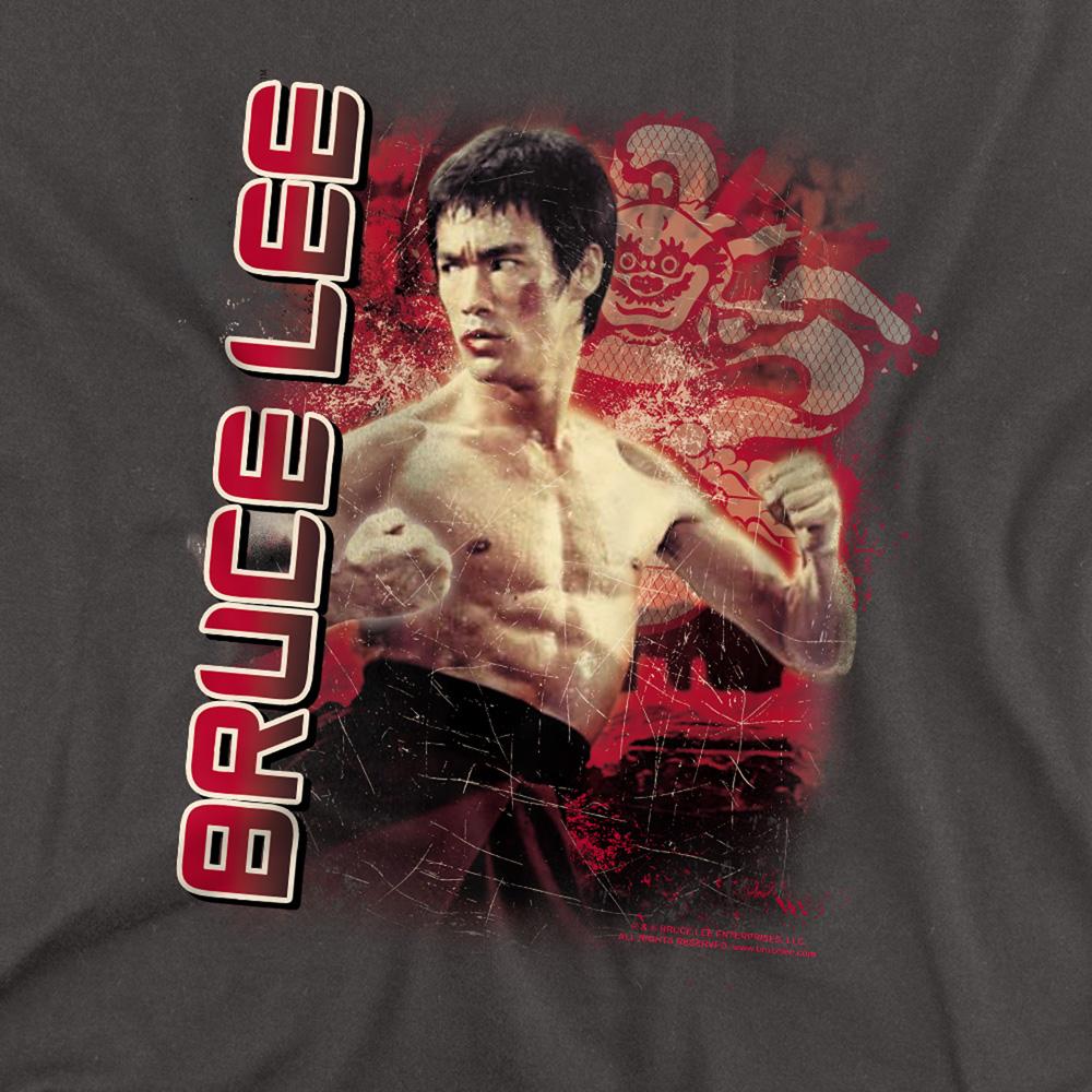 Bruce Lee Unisex Adult Fury Long-Sleeved T-Shirt
