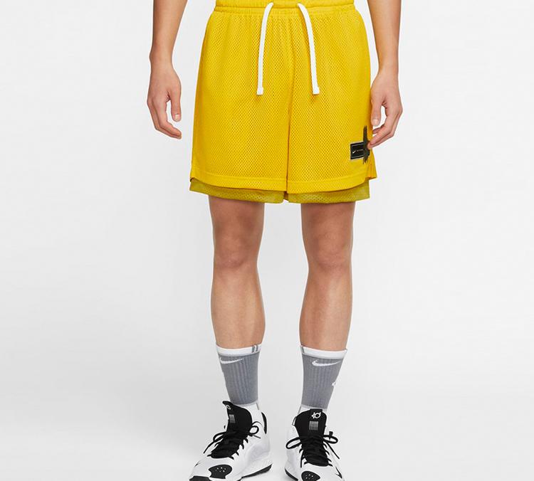 Nike Повседневные шорты мужские желтые средние CD0368-735