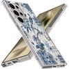 Чехол с узором «Цветы на дереве» для Samsung Galaxy S26 S25 S24 Ultra S23 S21 FE S22 Plus A53 A54 A34 A15 A25 A35 A55 A26 A36 A56 5G Тонкий Прозрачный Жесткий Чехол