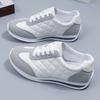 Women Casual Walking Shoes Summer Flat Lace Up Leather High Quality Sneakers Fashion Wild Flat-bottomed Loafers Women Sneakers