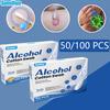 Sumifun 50/100 Pcs Alcohol Swab Disposable Home Disinfectant Skin Cleaning Wound Deal Travel Essential Swab