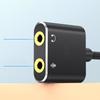 Адаптер USB на 3,5 мм USB2.0 Внешняя стерео звуковая карта Конвертер Адаптер с разъемом для наушников и микрофона для ПК