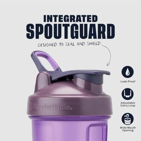 BlenderBottle Classic 20 унций Шейкер для протеина Оригинальный продукт Объем 600 мл (Объем 400 мл) Чертополох BBCLC20-TSL
