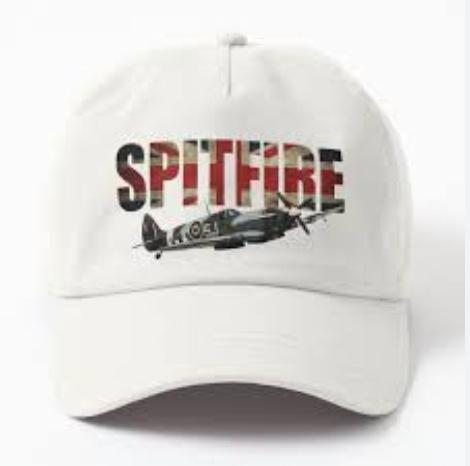 Популярная стираная старая бейсболка с принтом истребителя Spitfire времен Второй мировой войны, кепка-козырек, кепка от солнца