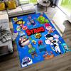 Brawl Stars Area Rug Design for Study room Decorate room Dining Room Hallway Anti-slip Rug Office home decor