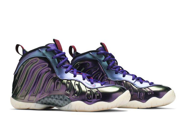 Kids' Sneakers Nike Air Foamposite One Iridescent Purple (GS) Rush Pink/Rush Pink-Neptune Blue-Court Purple