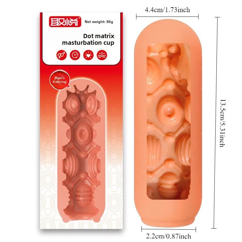 Masturbation Cup for Men Male Exercise Penis Massage Sexy Pocket Pussy Blowjob Toy Vagina Delay Exerciser Soft Adult Goods 18+