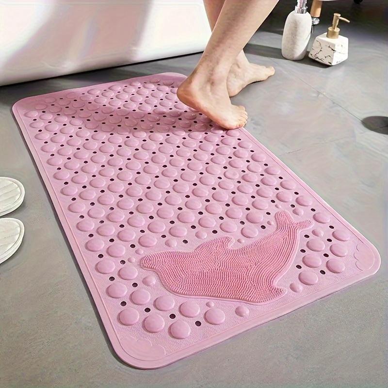 1 шт. Нескользящий коврик для ванной с узорами в виде дельфинов, нескользящие коврики для ванной с присосками, водонепроницаемый и противопадающий коврик для душевой комнаты