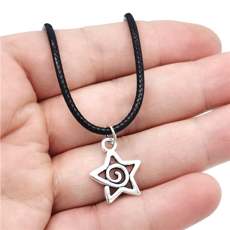 Модное античное серебряное ожерелье с подвеской в ​​форме звезды для женщин, милые ювелирные изделия со звездами, подарки на вечеринку