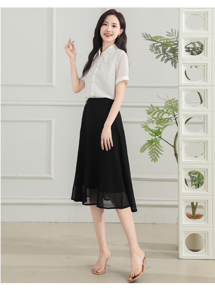 Summer Collar Solid Color Versatile Shirt