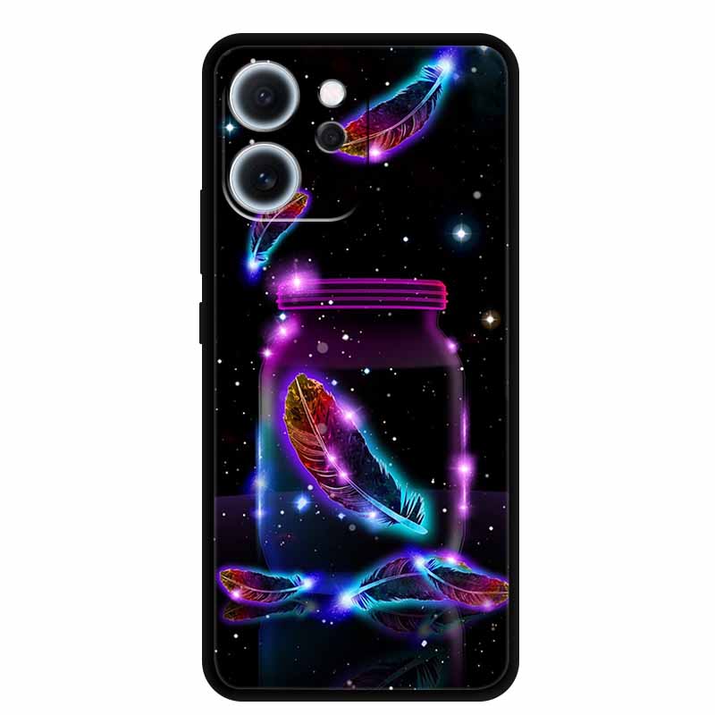 Чехол Funda Для Oppo Reno15F Мягкий Бампер Силиконовый Эстетичная Задняя Крышка Для Oppo Reno 15F Защитный Ударопрочный Чехол Oppo Reno15F
