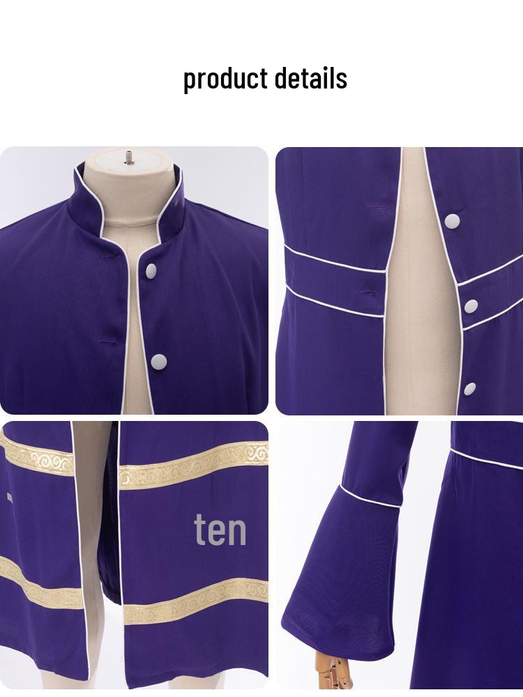 Medieval Monk Priest Halloween Cosplay Robe