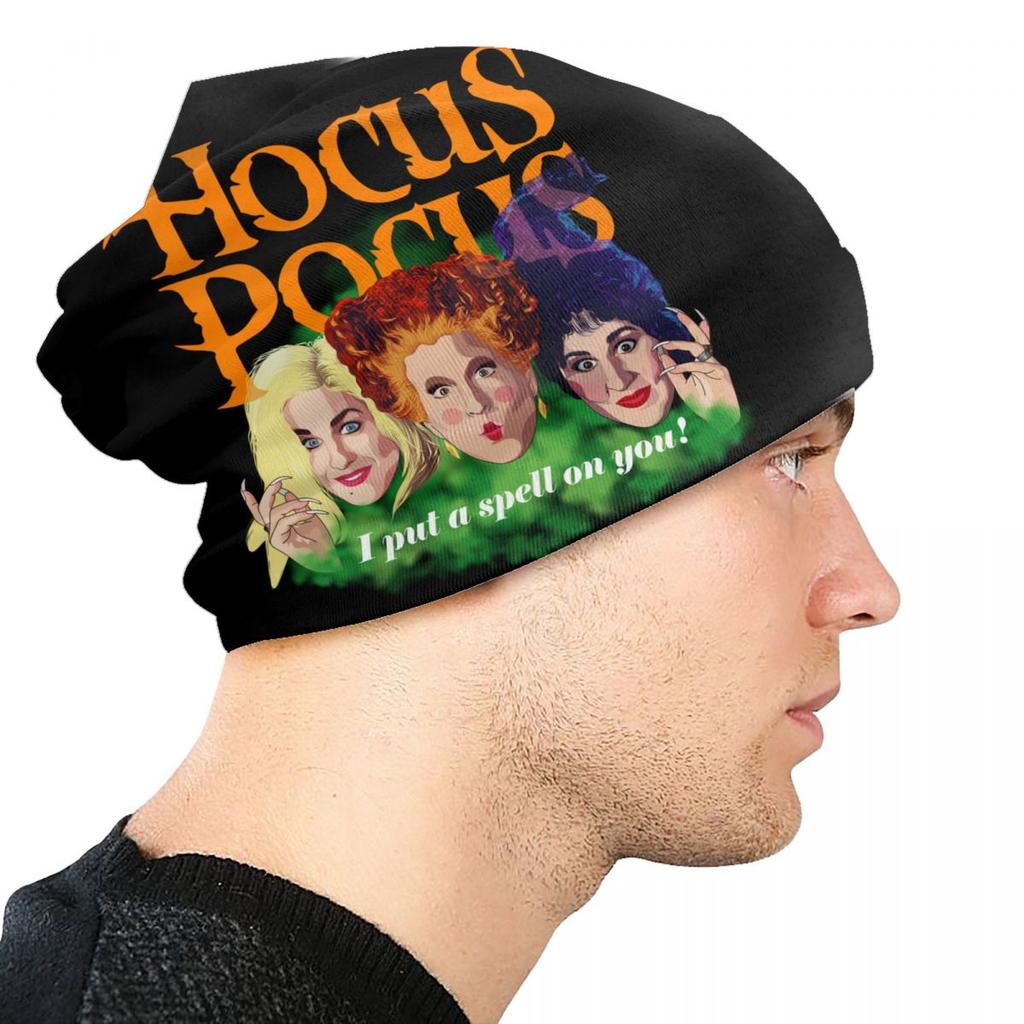Шапка Hocus Sanderson Sisters Pocus, вязаные шапки, крутые шапки унисекс для взрослых, Хэллоуин, ведьма, фильм ужасов, зимние теплые шапки, шапка