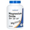 Magnesium Oxide, 750Mg, 240 Capsules