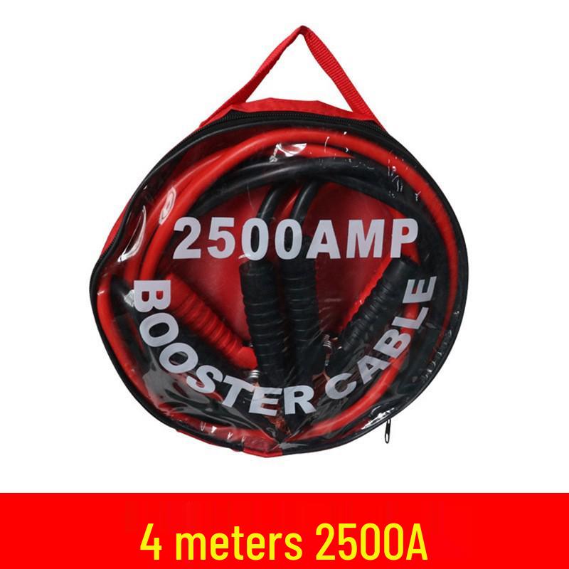 4-Meter Heavy-Duty Jumper Cables with Antifreeze Crocodile Clips