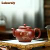 330 мл элегантные чайники из фиолетовой глины Исин, ручной работы, милый тигровый горшок, чайник для заваривания чая из сырой руды Dahongpao, чайный сервиз Zisha, подарок