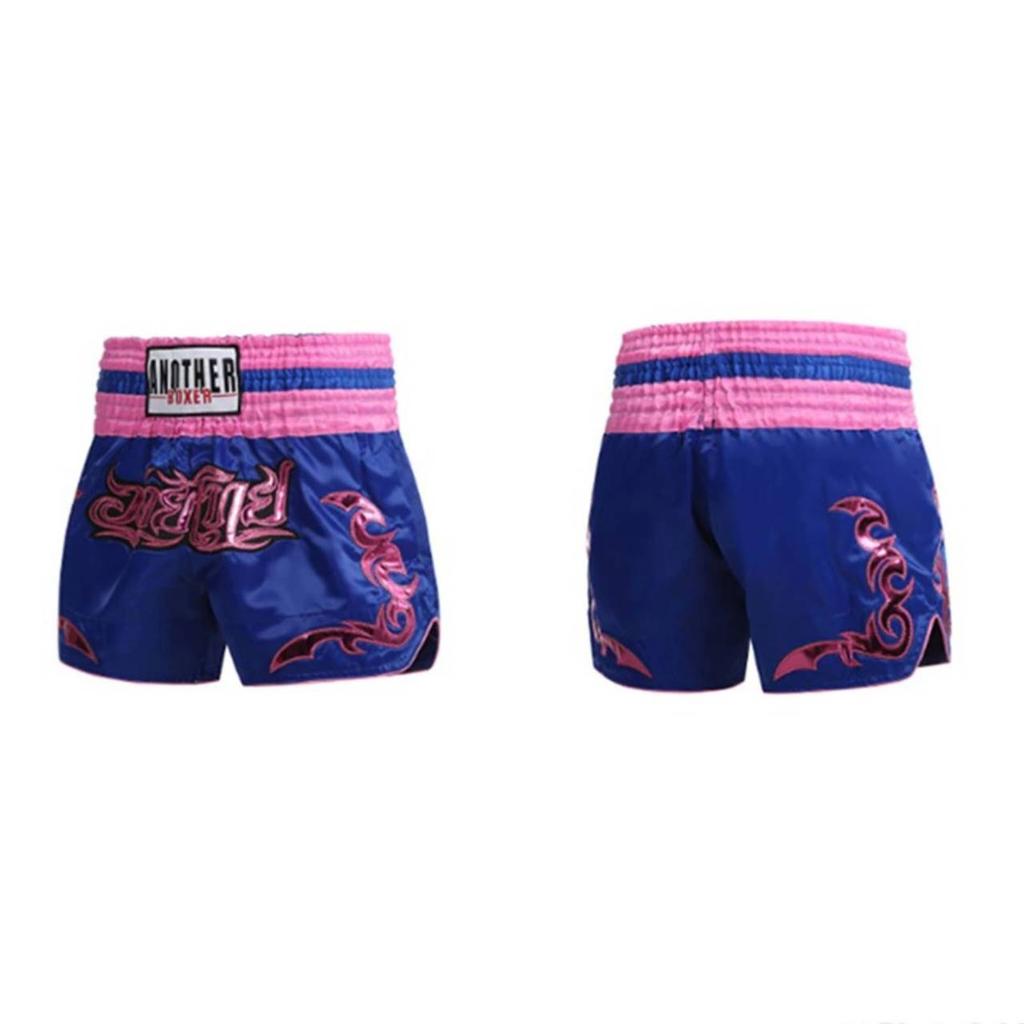 Шорты для тайского бокса, штаны высшего качества для борьбы, кикбоксинга, ММА, для мужчин и женщин, детские с вышивкой, оборудование для тренировок по боксу, боевым искусствам