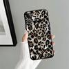 Чехол для телефона Funda для Apple iPhone 17 Pro Max 15 Pro 7 8 11 16 14 12 XR XS MAX Air 13 Леопардовый принт Арт с отпечатками губ