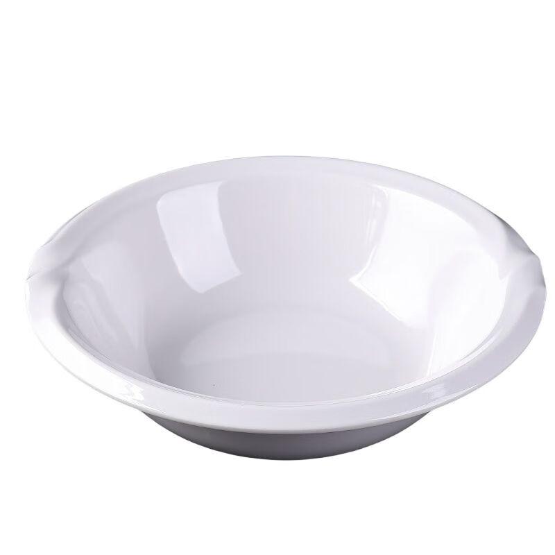 Qianxing White Melamine Large Serving Bowls