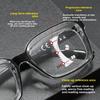 New Fashion Photochromic Multifocal Presbyopia Glasses Men's and Women's High-definition Anti Blue Light Glasses Diopter To +4.0