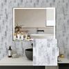 1Pc 3D Tile Sticker Self-Adhesive Tile Backsplash for Kitchen Bathroom Decorative Wall Stickers Water Mold Resistant 30X30Cm New