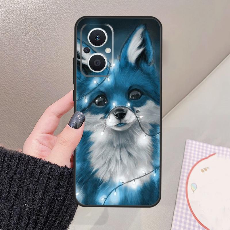 Милый Мультяшный Животный Лис Чехол Для OPPO Reno 10 11 12 13 14 Pro 8 7 Lite 11F 12F 13F 14F OPPO Find X8 X5 X6 X9 Pro Чехол