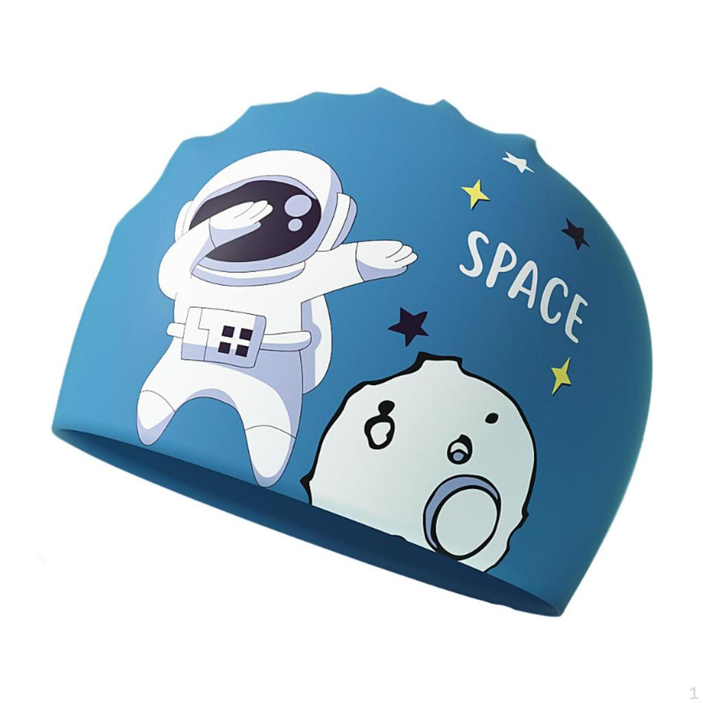 Детская шапочка для плавания Шапочка для душа Нескользящая для детей Мужчин Женщин Легкая для плавания в воде