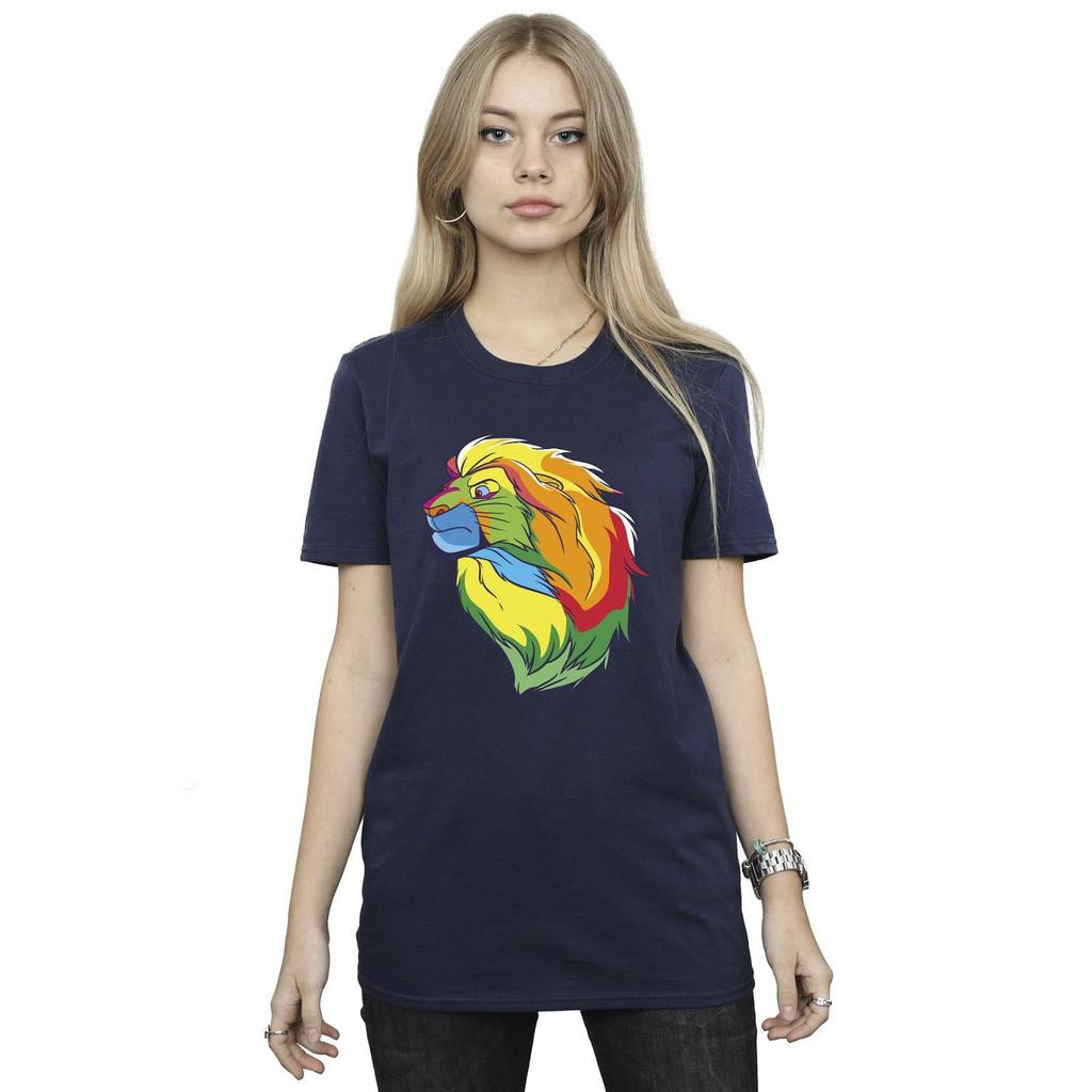Disney Womens/Ladies The Lion King Colours Cotton Boyfriend T-Shirt