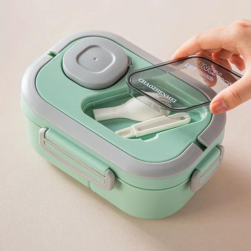 1200 мл портативный детский ланч-бокс студенческий офисный ланч-бокс с посудой герметичный ланч-бокс для микроволновки контейнеры для хранения еды