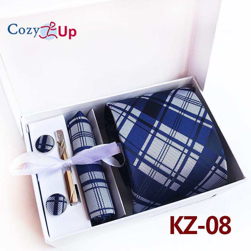Cozy Up Набор из 6 предметов, мужские галстуки с узором пейсли, включая галстук, квадратный шарф, манжеты, зажим для галстука, подарочная коробка