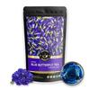 TEACURRY Blue Butterfly Pea Flower Tea- 10 Grams + 20 Drinks | Helps In Skin Glow, Hair Growth, Eyesight, Mood Enhance | Vegan