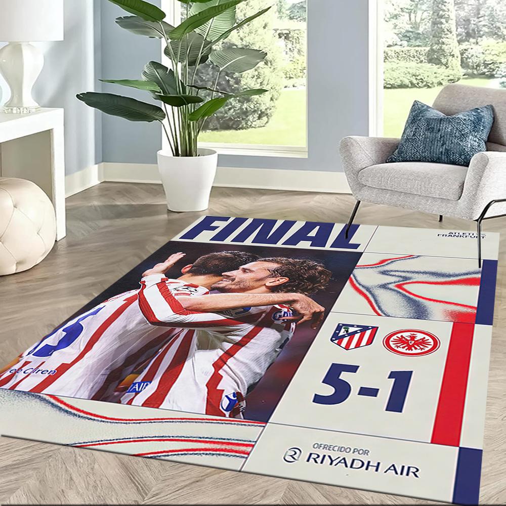 Atletico Madrid Carpet Design For Balcony Entryway Outdoor Kitchen Antislip Rug Anime Office Decor Perfect Gift For Friends Family
