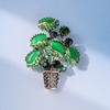 Senior Brooches Flower Leaf Brooch Pins for Women Suit Pendant  Fashion Brooches Jewelry