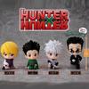 4 шт./комплект Фигурка из аниме Hunter X Hunter, Гон Киллуа Курапика Леорио, Q-версия, Чиби-кукла, Коллекционная модель, Украшение, Подарок для поклонников аниме