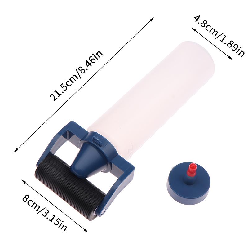 Деревянный клей Роликовая бутылка Контейнер для клея Диспенсер Клей для дерева Нанесение Инструмент для деревообработки С роликом и крышкой