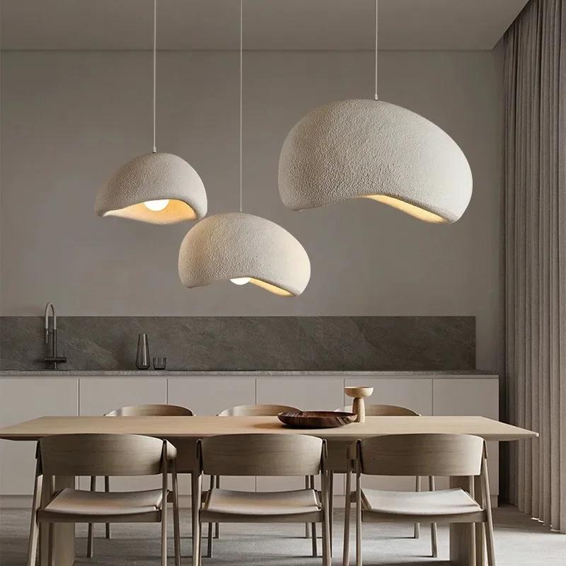 Japanese E27 Chandelier Modern Minimalist Dining Living Room Led Pendant Light Bedroom Bar Designer Homestay Hanghing Lamp