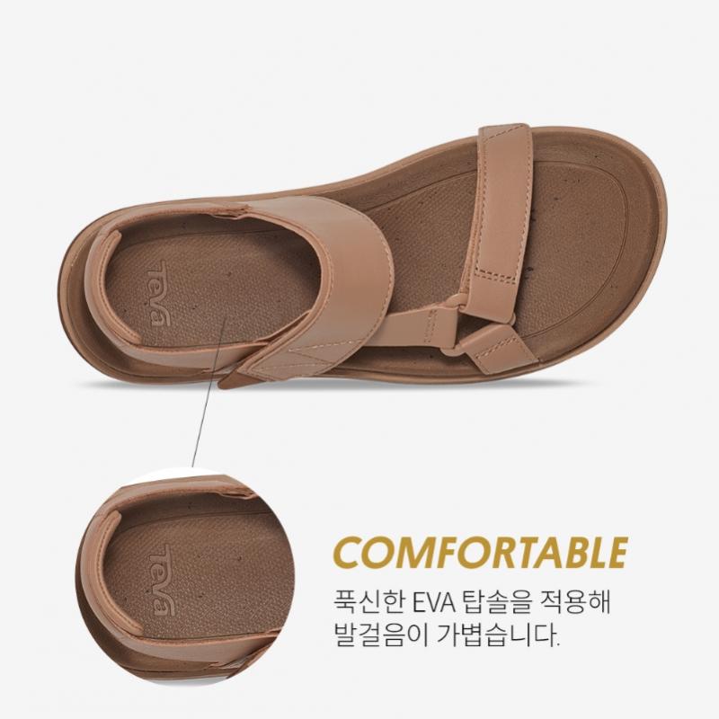 Teva Женские S Мягкая Кожаная Сандалия Слингбэк Stvf2412570 Tey