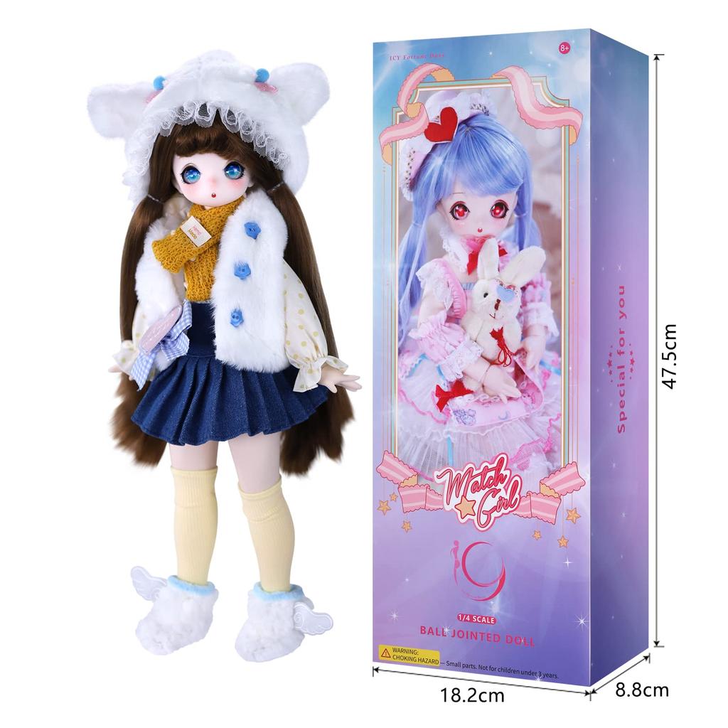 Кукла ICY Fortune Days BJD, полный набор, стиль аниме, второе поколение, окрашенная подвижная фигурка, 1/4, возраст 8+ (Овец)