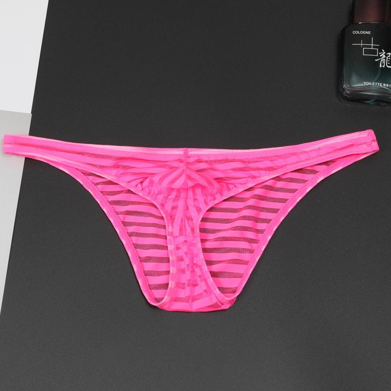 Men's Triangle Underwear Ultra-thin Ice Silk Transparent Sexy New Underwear