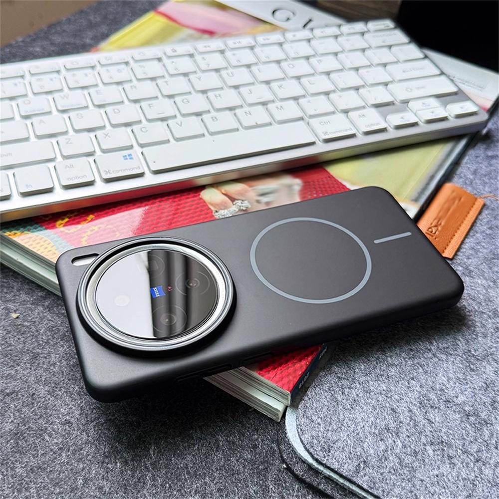 Ультратонкий однотонный матовый чехол с магнитной беспроводной зарядкой для VIIVO X200 Ultra X200 Pro MINI X200S Тонкий жесткий ПК чехол для телефона