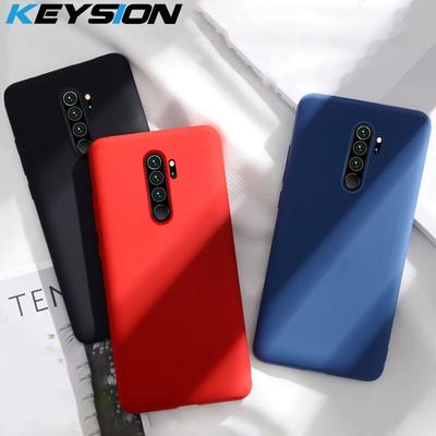 KEYSION Жидкий силиконовый чехол для Xiaomi Redmi Note 8 8 Pro, противоударный бампер, мягкая задняя крышка телефона
