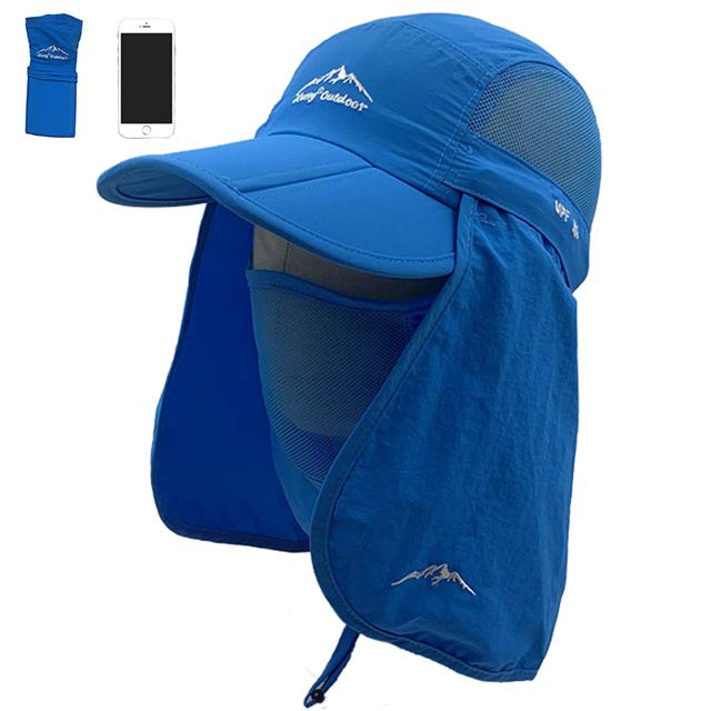 Hatty Foldable Fisherman Hat with UV Protection Unisex Outdoor Hat for Fishing & Sports