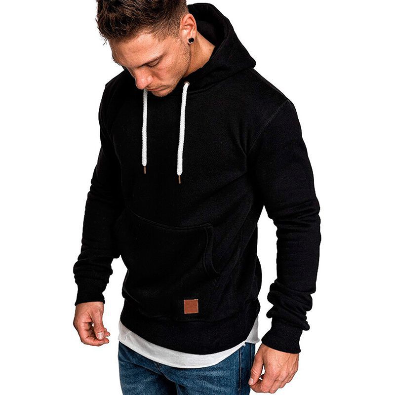 Hoodies Hooded Mens Sweatshirt Sweater Jumper Comfy Pullover Outwear Coat Tops
