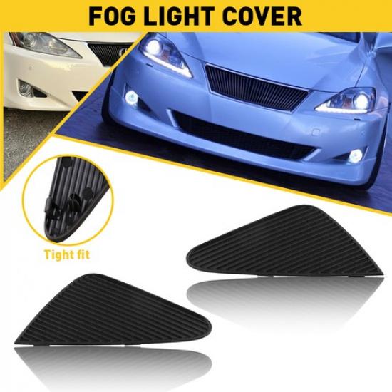 Fog Light Covers Grille Pair Fits For 2006-2008 Lexus IS IS250 IS350 Left& Right